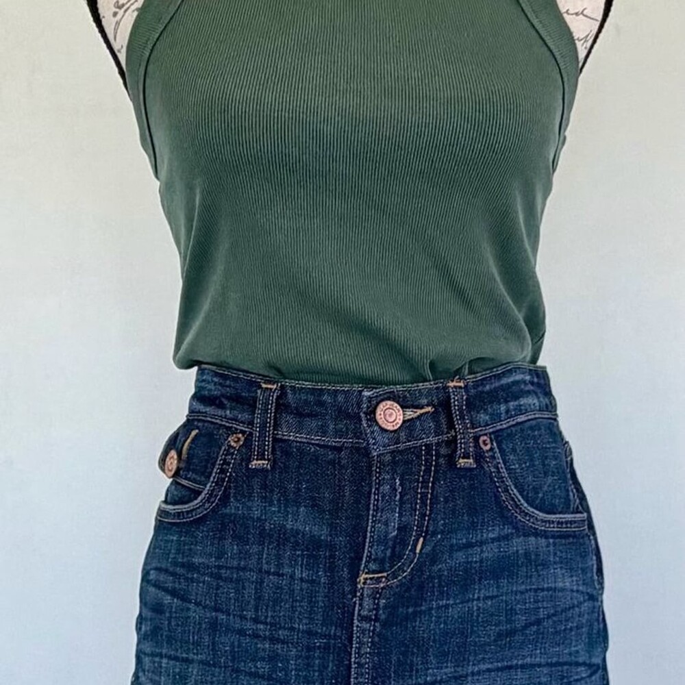Gap 1969 Medium Wash Denim Mini Skirt Women’s Size 4